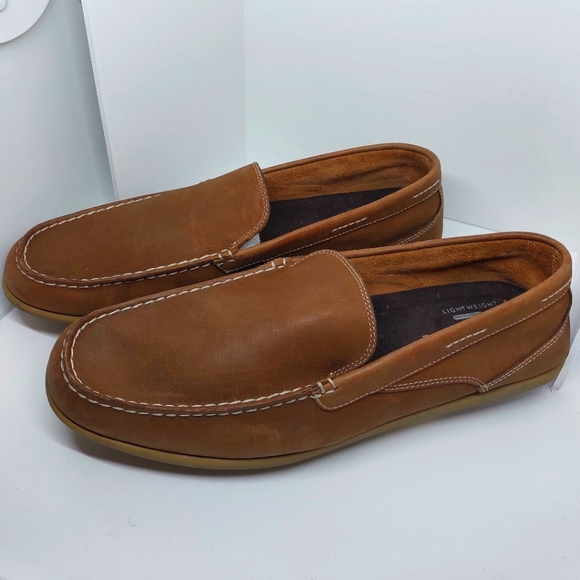 ROCKPORT Size-11 Brown Leather Shoes - Picture 2 of 4